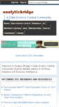 Mobile Screenshot of analyticbridge.com
